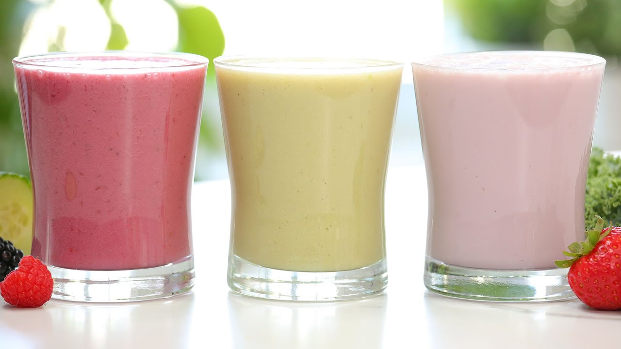 3 Healthy Breakfast Smoothies | Easy Back to School Recipes